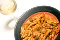 Shrimp fra diavolo Royalty Free Stock Photo