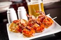 Shrimp grilled with beer