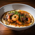 Shrimp and Grits: Spicy Shrimp Over Creamy, Buttery Grits