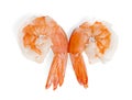 Shrimp isolated on white background ,include clipping path Royalty Free Stock Photo