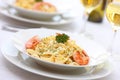 Shrimp Pasta Royalty Free Stock Photo