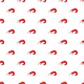 Shrimp pattern, cartoon style