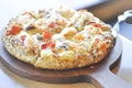 Shrimp pizza or wholewheat pizza