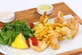 Shrimp Platter Royalty Free Stock Photo