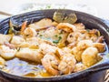 Shrimp and rice stew, typical brazilian food Royalty Free Stock Photo