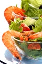 Shrimp salad Royalty Free Stock Photo