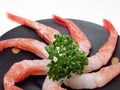 Shrimp sashimi close-up