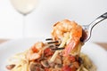 Shrimp Scampi Royalty Free Stock Photo