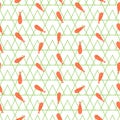 Shrimp seamless vector pattern.