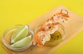 Shrimp skewer Royalty Free Stock Photo