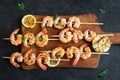 Shrimp skewers