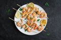 Shrimp skewers