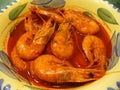 Shrimp Soup Royalty Free Stock Photo