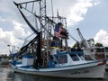 Shrimping boat Louisiana delta