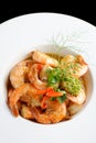 Shrimps in Singapore style