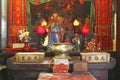 Shrine and altar Buddhist Tin Hau temple, Hong Kong, China
