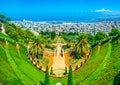 Shrine of the Bab at Bahai gardens in Haifa, Israel Royalty Free Stock Photo