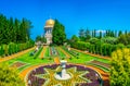 Shrine of the Bab at Bahai gardens in Haifa, Israel Royalty Free Stock Photo