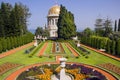 Shrine of the Bab in Haifa, Bahai Gardens, Israel Royalty Free Stock Photo