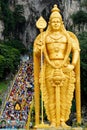 Shrine at Batu Caves Festival Temple State Concept