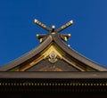 Shrine bulding roof detail