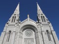 Shrine and Cathedral at Ste Anne de Beaupre Royalty Free Stock Photo