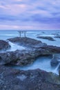 Shrine Gate at daybreak Royalty Free Stock Photo