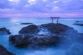 Shrine Gate at daybreak Royalty Free Stock Photo