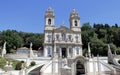 Shrine of Good Jesus of the Mountain Santuario Bom Jesus do Monte, hilltop Catholic pilgrimage site outside of Braga, Portugal Royalty Free Stock Photo