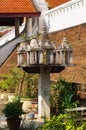 Shrine of the household god at Pong Sanuk Temple in Lampang,Tha