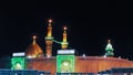 Shrine of Imam Hussain ibn Ali at night, Karbala Iraq