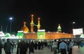 Shrine of Imam Hussain ibn Ali at night, Karbala Iraq
