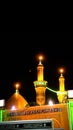 Shrine of Imam Hussain ibn Ali at night, Karbala, Iraq