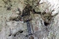 Shrine inside the Cueva de los Colores in Sumidero Canyon - Chiapas / Mexico Royalty Free Stock Photo