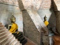 Inside the main stupa of Wat Yai Chaimongkol, Ayutthaya