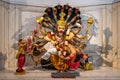 Shrine at ISKCON temple in New Delhi, India Royalty Free Stock Photo