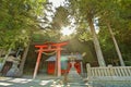 Shrine in Narai is a small town in Nagano Prefecture Japan ,