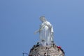 Shrine of Our Lady of Lebanon. The Statue of Our Lady of Lebanon is a French-made statue, made of bronze and painted white, of the Royalty Free Stock Photo