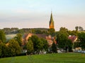 The Shrine of Our Lady of Warmia in Gietrzwald in Poland Royalty Free Stock Photo