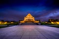 Shrine of Remembrance for Australian war and peacekeeping memorial in Melbourne, Australia