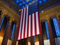 The Shrine room, American Flag Display at the Indiana Memorial Building