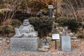 Shrine with sitting buddha in Golgulsa Temple in South Korea