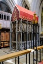 The Shrine of St Alban, Britain's first martyr, in St Albans Cathedral, England. Royalty Free Stock Photo