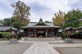 Shrine in Suizenji Jojuen garden at Kumamoto, Japan Royalty Free Stock Photo