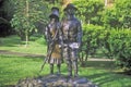 Shrine to Japanese Settlers in Iao Needle State Park, Maui, Hawaii Royalty Free Stock Photo