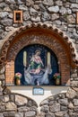 A shrine to our Lady of the Rosary venerated in Pompeii, Italy