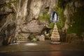 Shrine to the Virgin Mary at the Massabielle Grotto, Lourdes Royalty Free Stock Photo