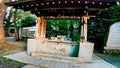 Shrine water fountain spring water Oji Shrine Royalty Free Stock Photo