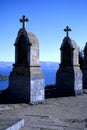 Shrines- Lake Titicaca, Bolivia Royalty Free Stock Photo