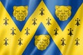 Shropshire County flag, UK